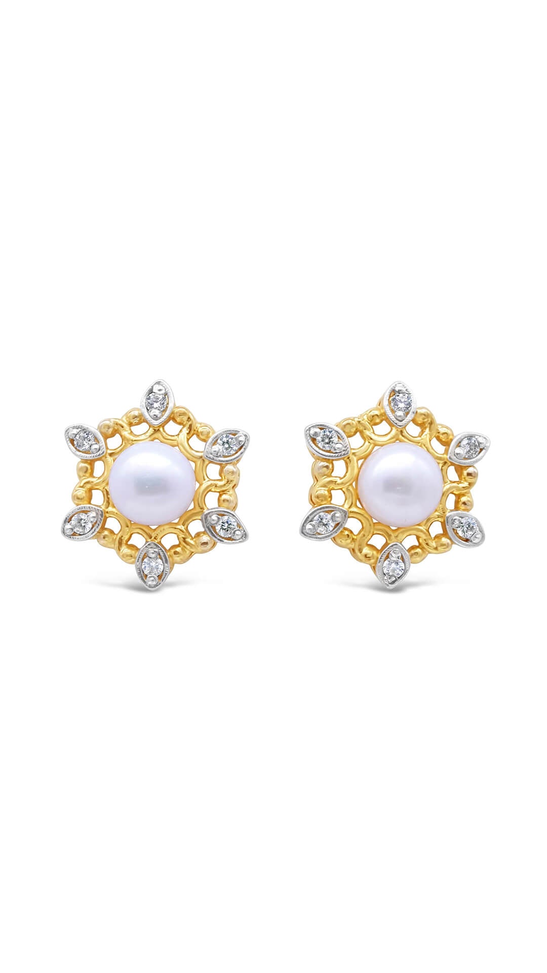 Filigree Pearl Tops
