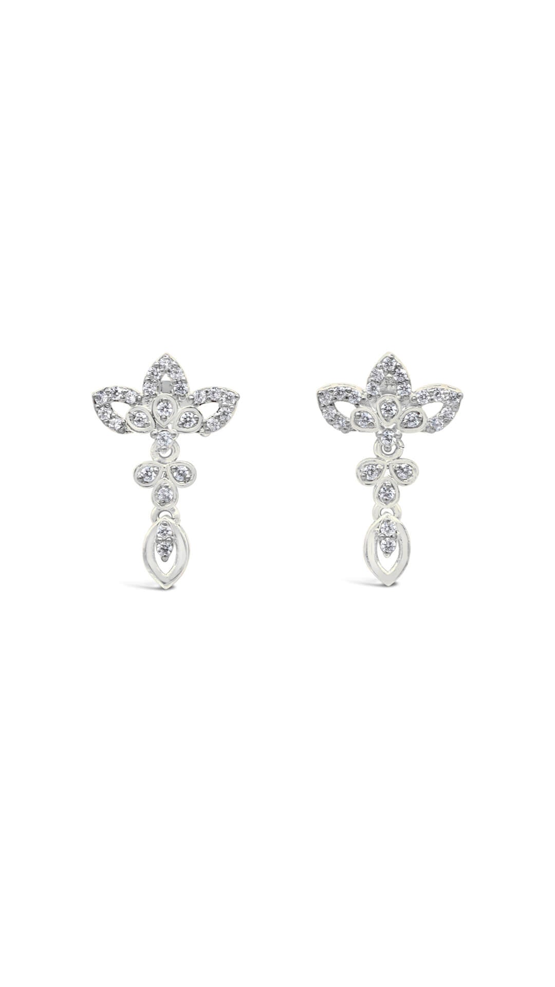 Lotus Drop Earrings
