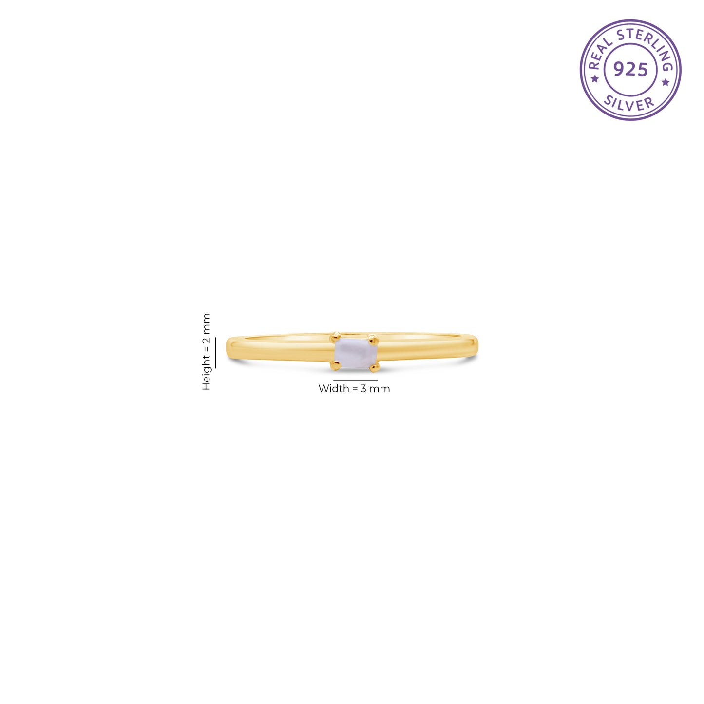 Pearl Minimalist Ring
