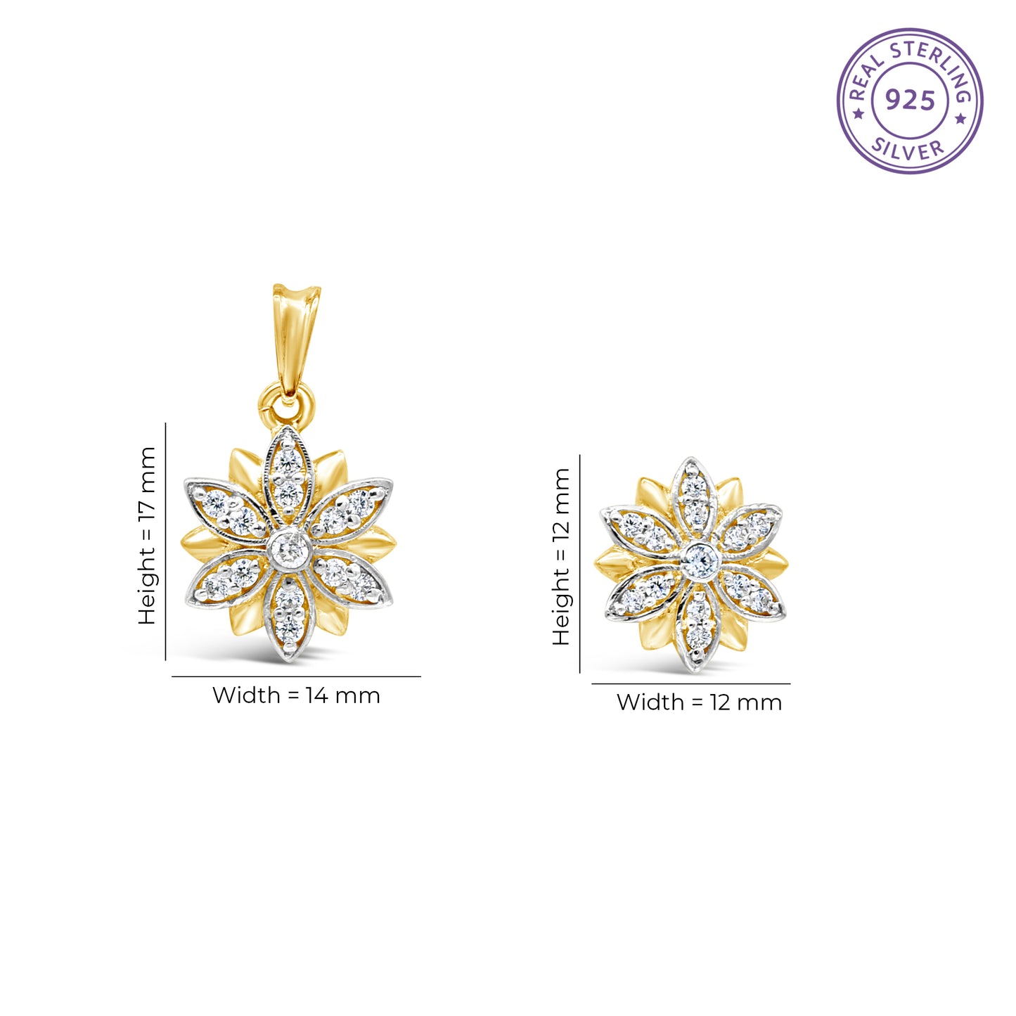 Lotus Earring Set