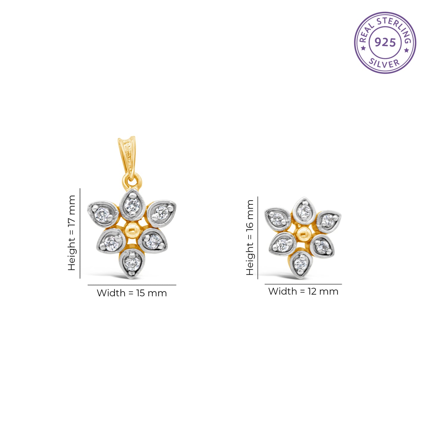 Zircon Stud set