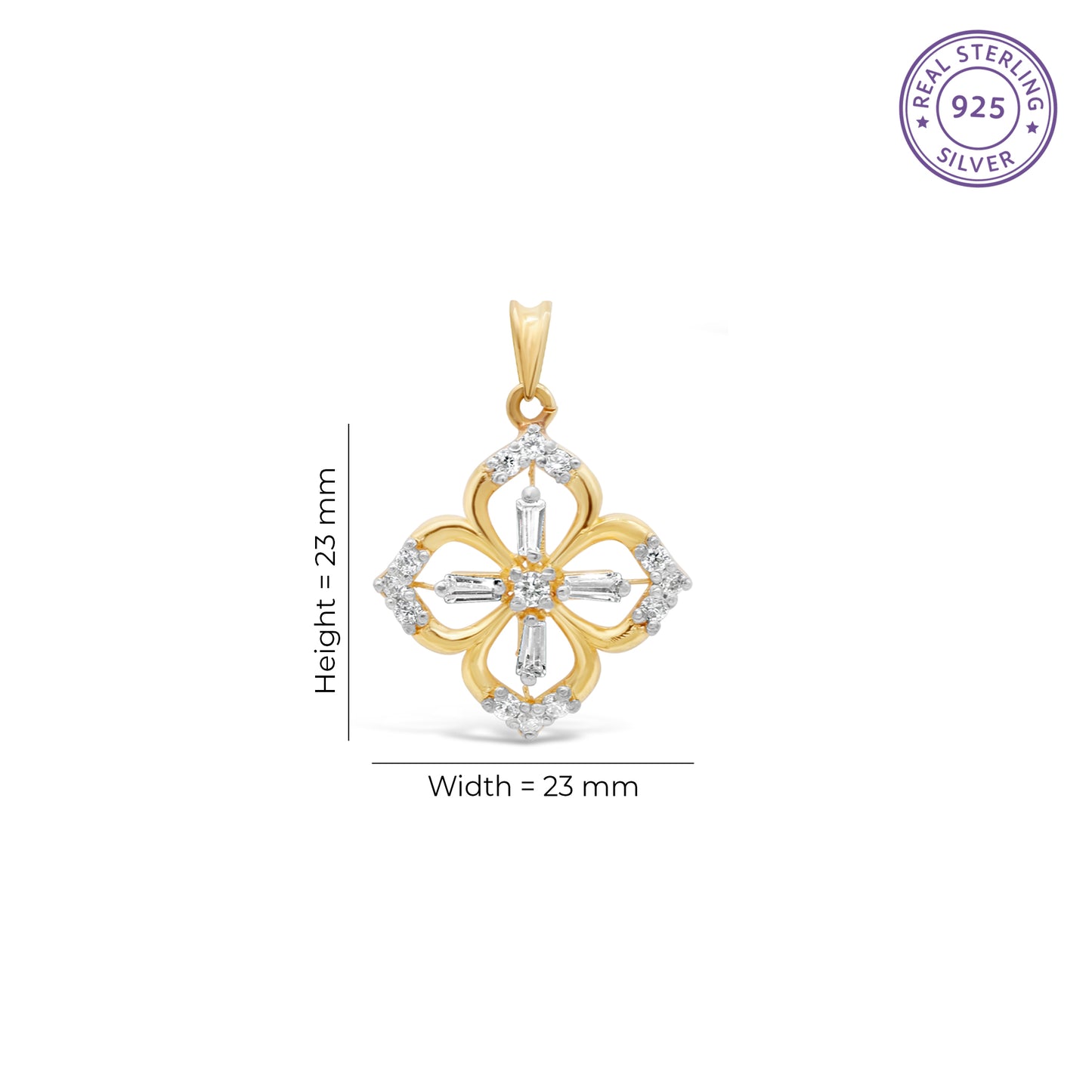 Quatrefoil Pendant