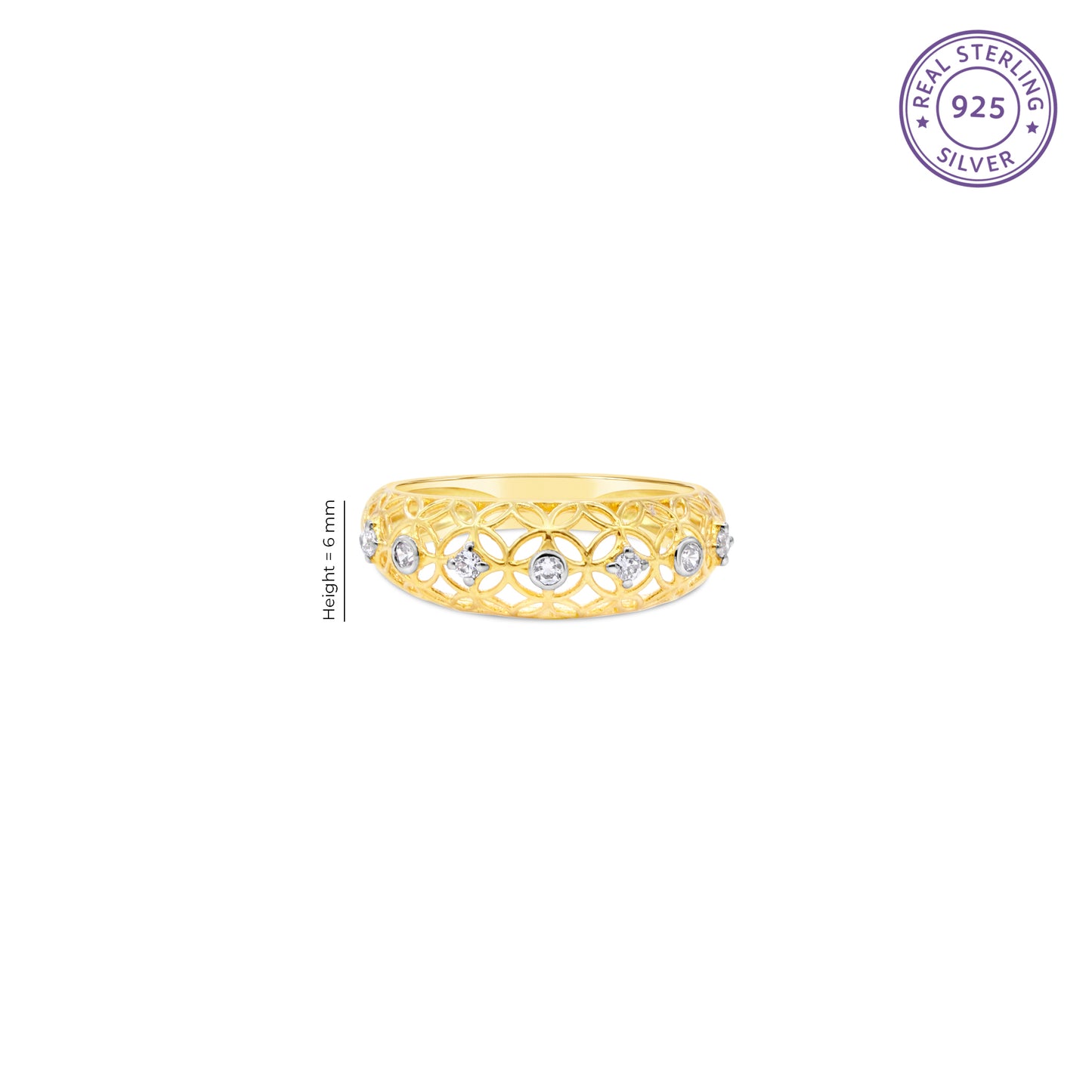 Floral Filigree Ring