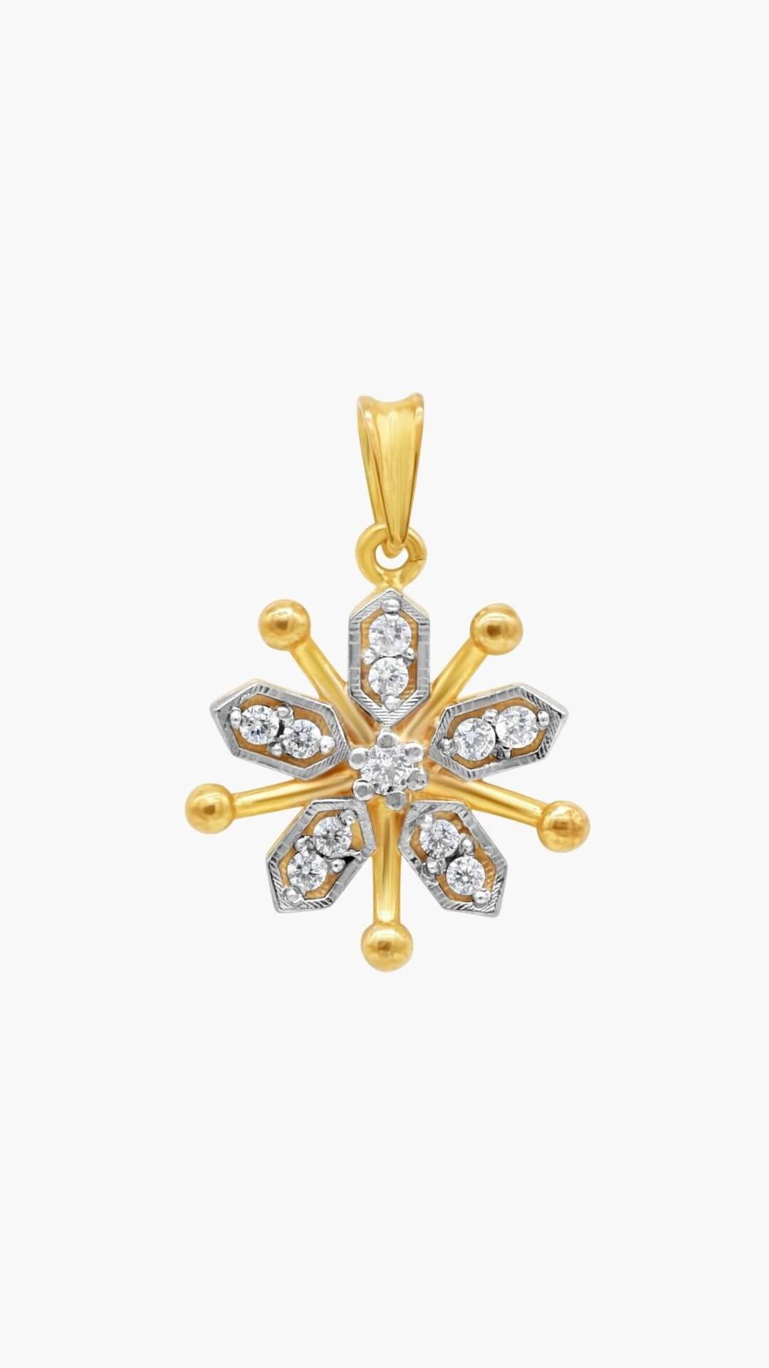 Oleander Floral Pendant