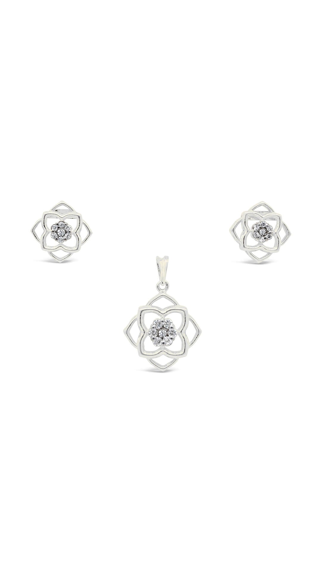 Quatrefoil Flower Set