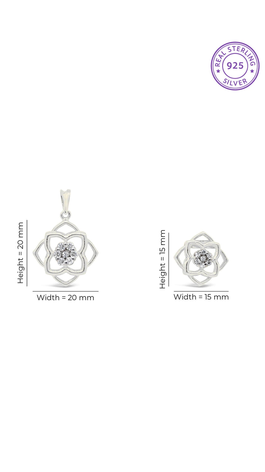 Quatrefoil Flower Set