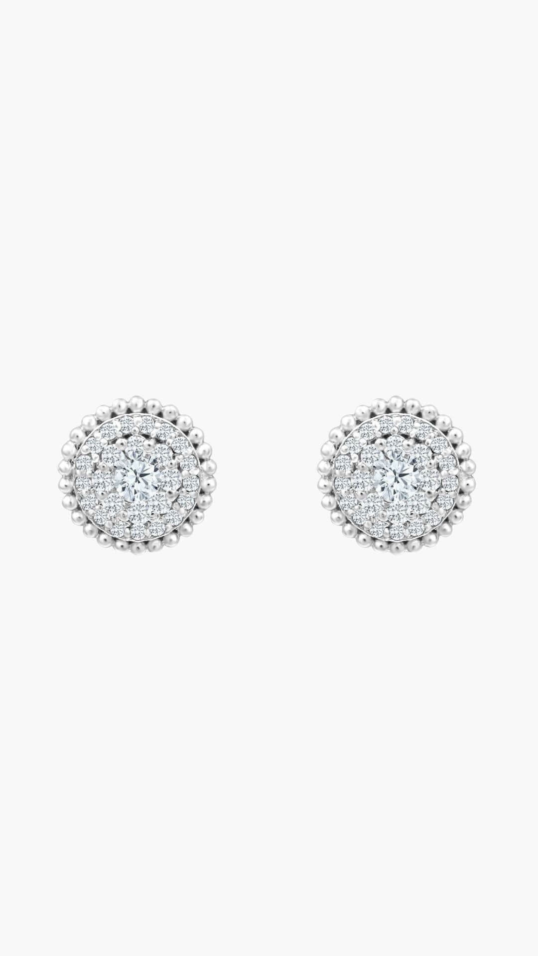 Zircon Silver Studs