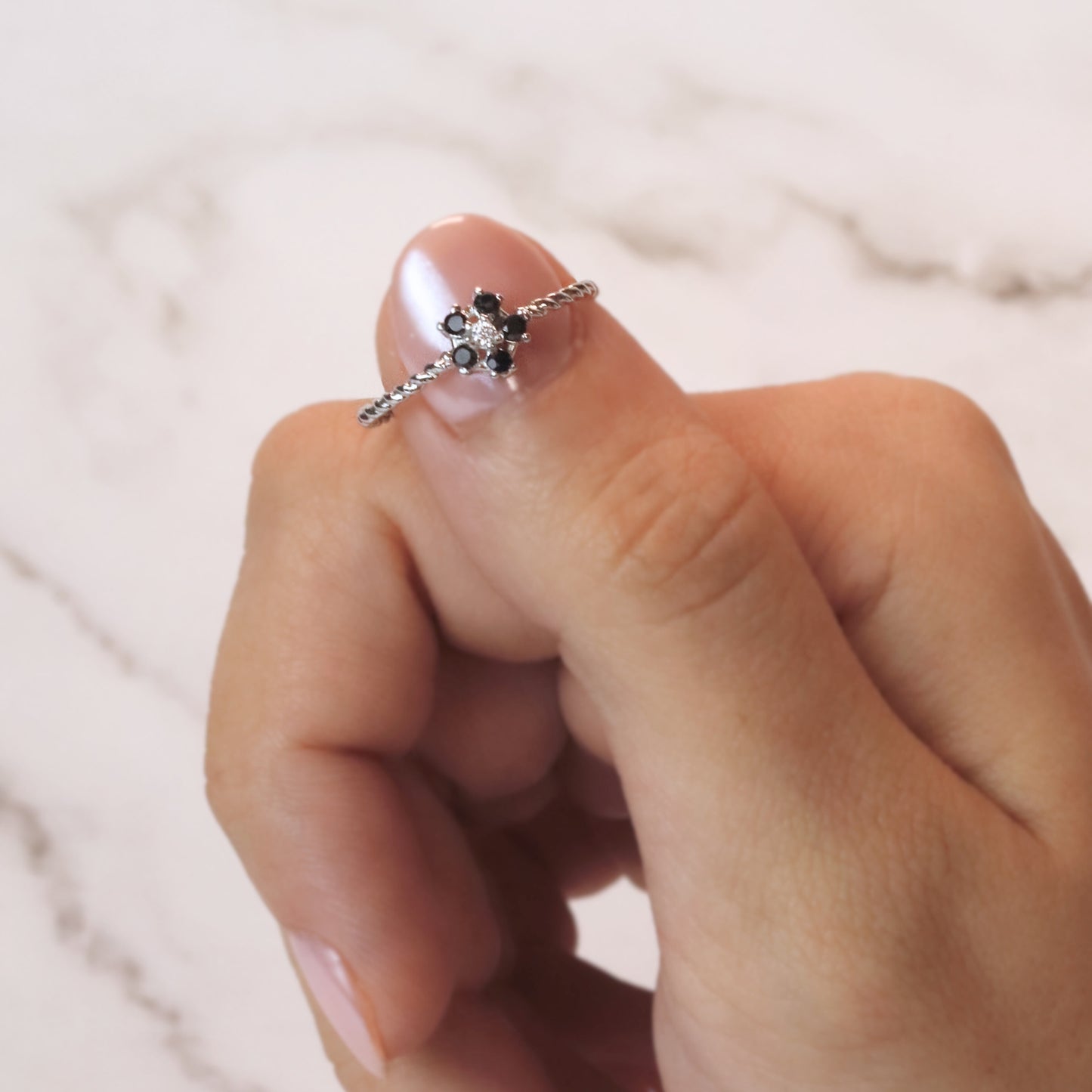 Floral Twist Ring