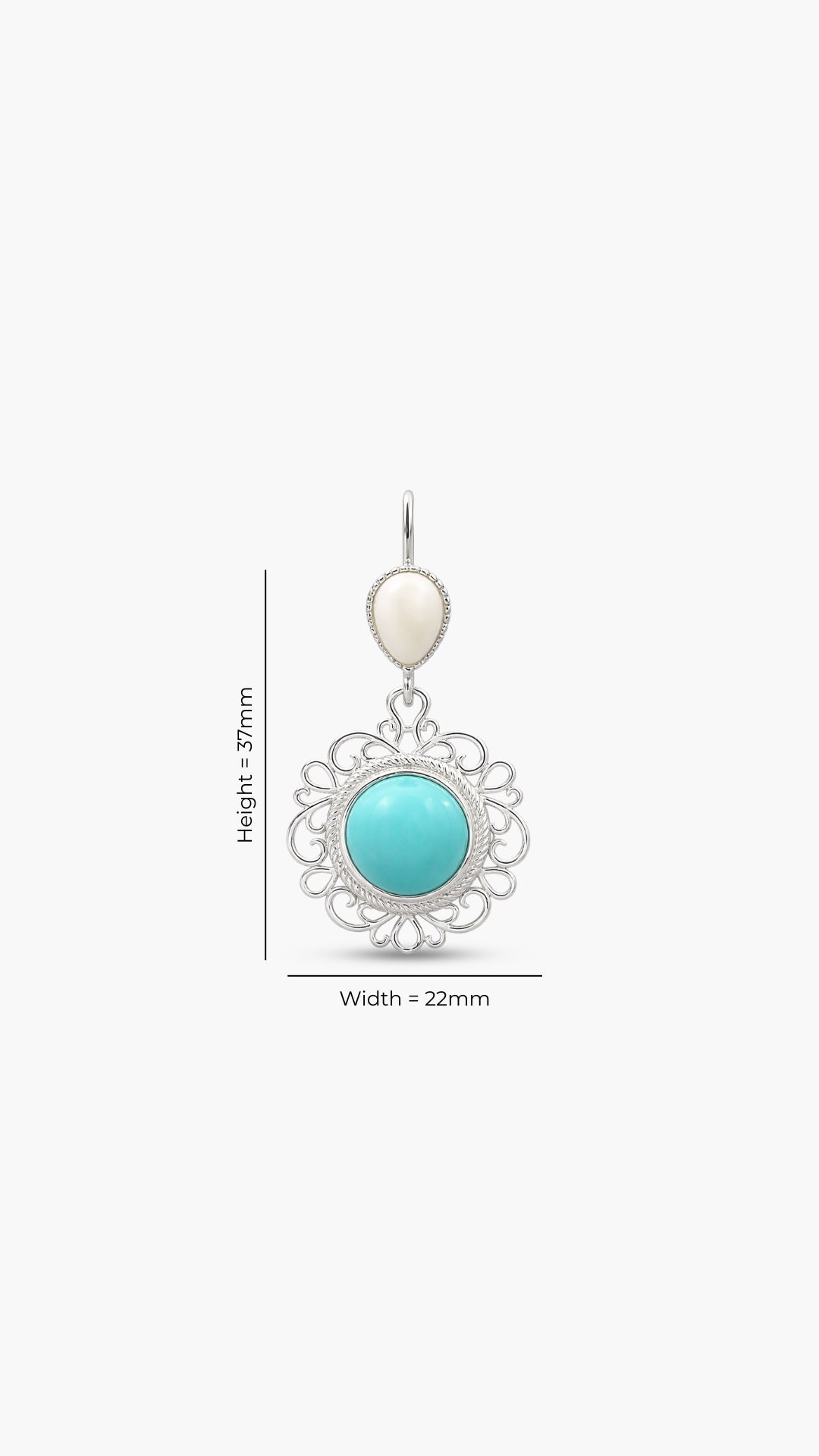 Lagoon Silver Earrings