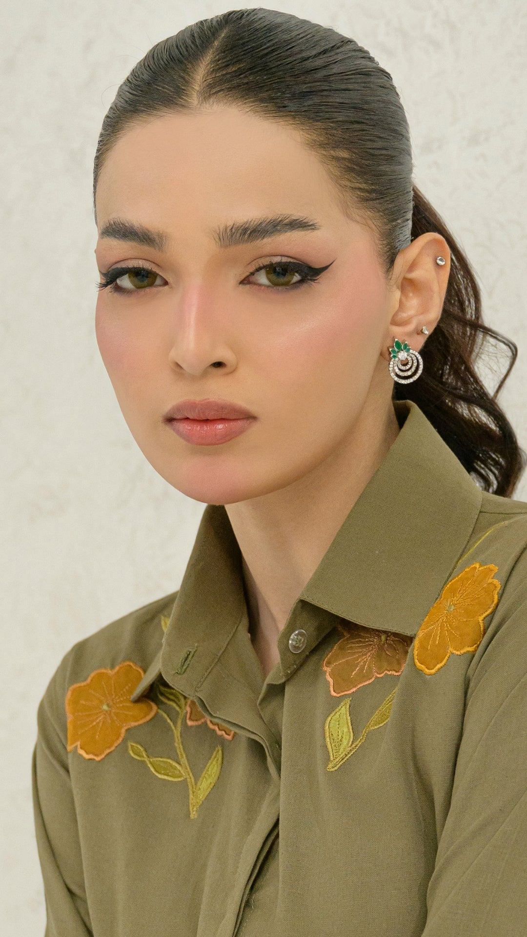 925 Sterling Silver Emera Zircon Tops for women