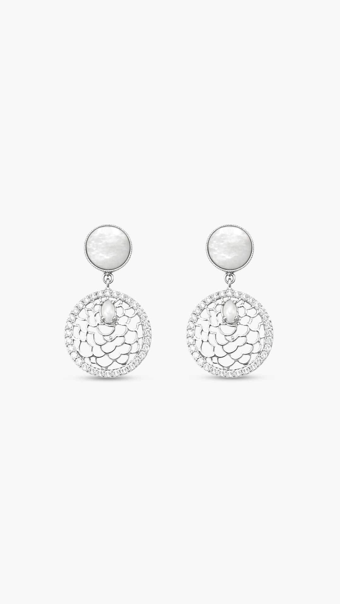 Lattice Pearl Earrings