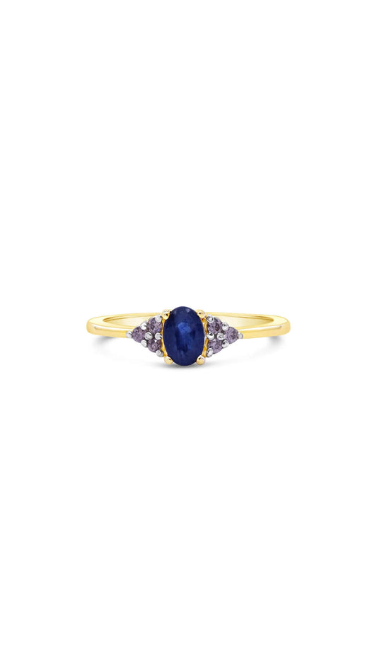 Blue Smokey Ring