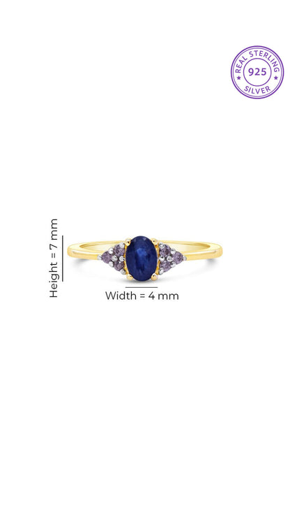 Blue Smokey Ring