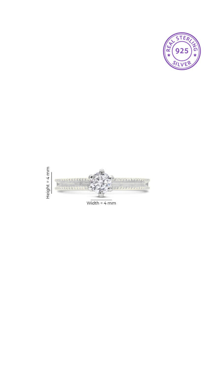 Classic Zircon Ring