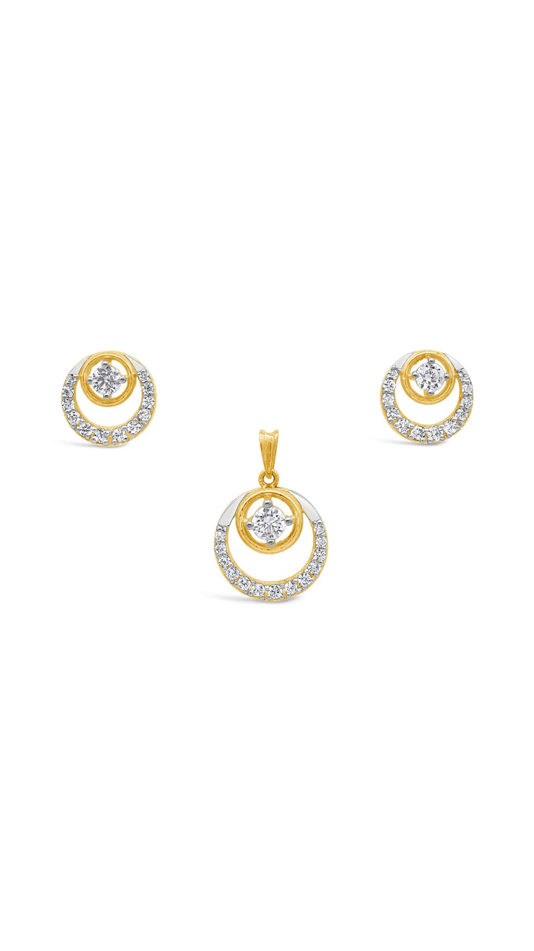 Crescent Zircon Set