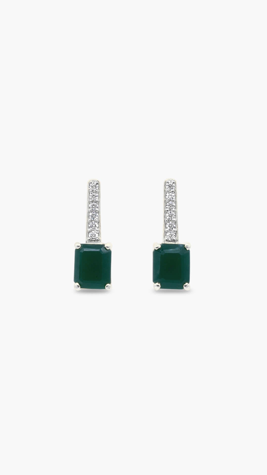 Cubic Drop Earrings