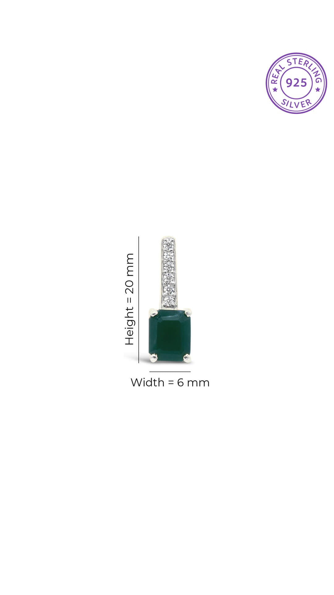 Cubic Drop Earrings