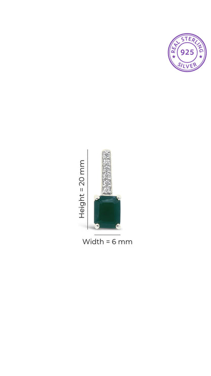 Cubic Drop Earrings