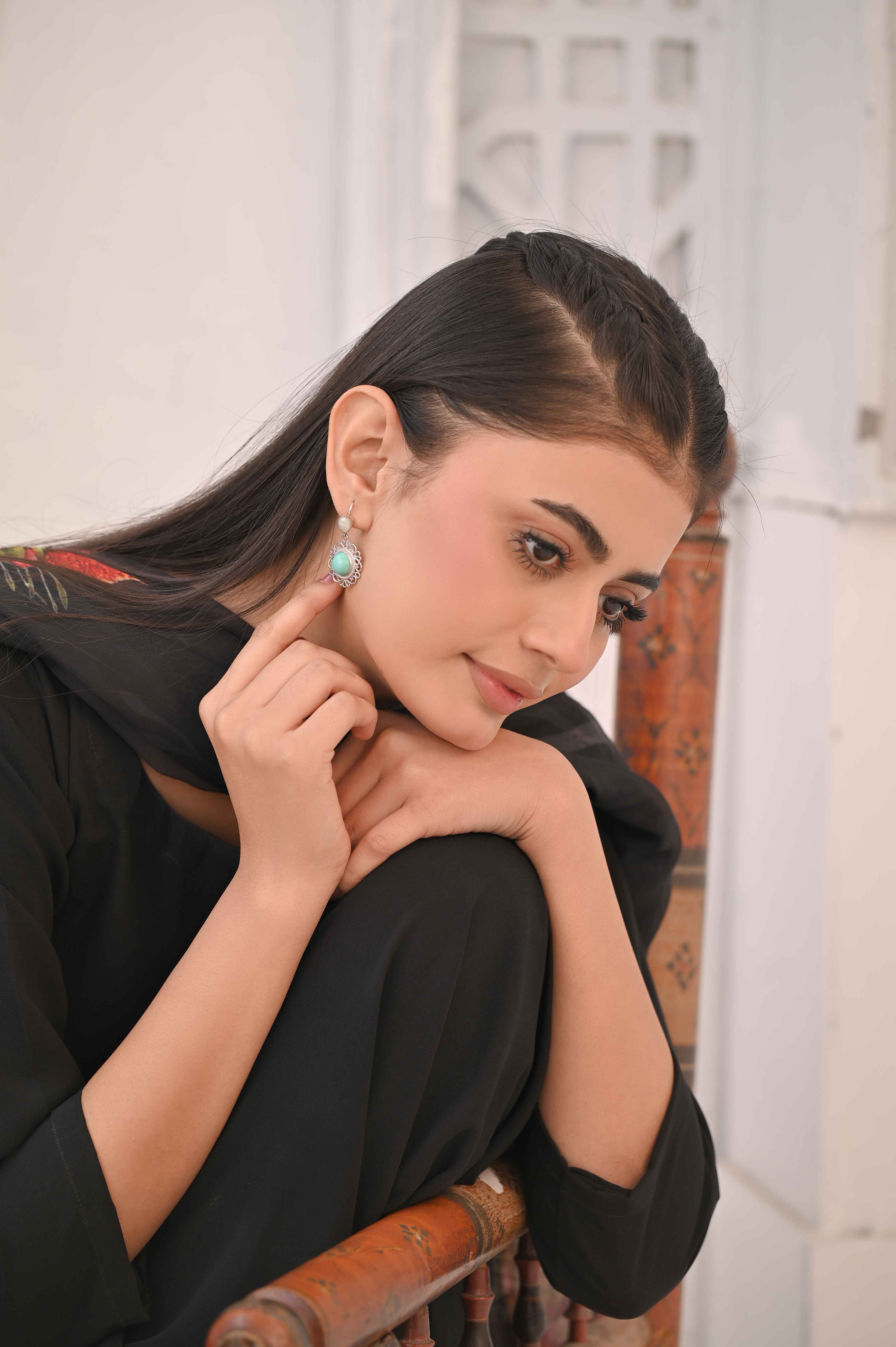 Lagoon Silver Earrings