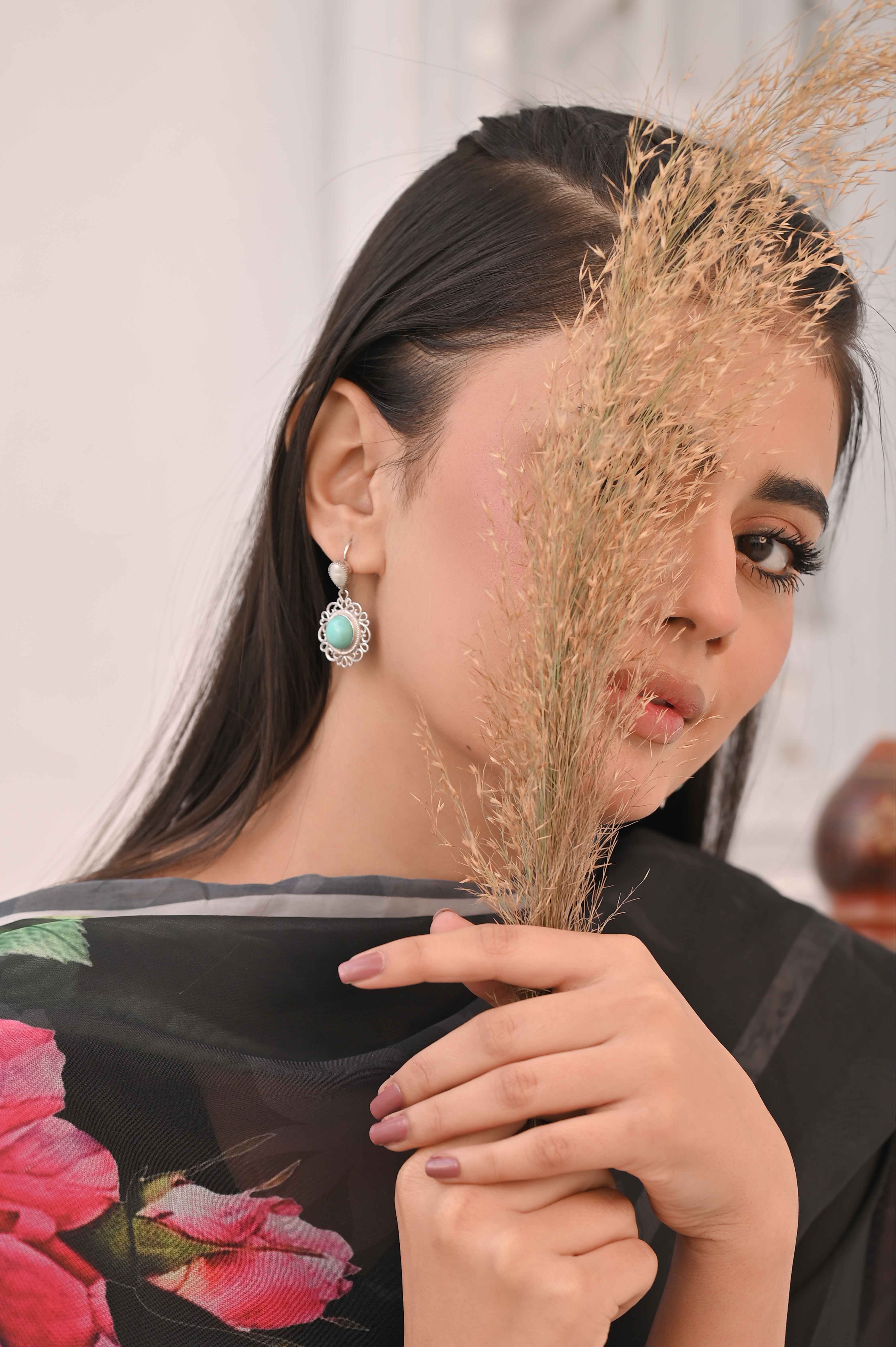 Lagoon Silver Earrings