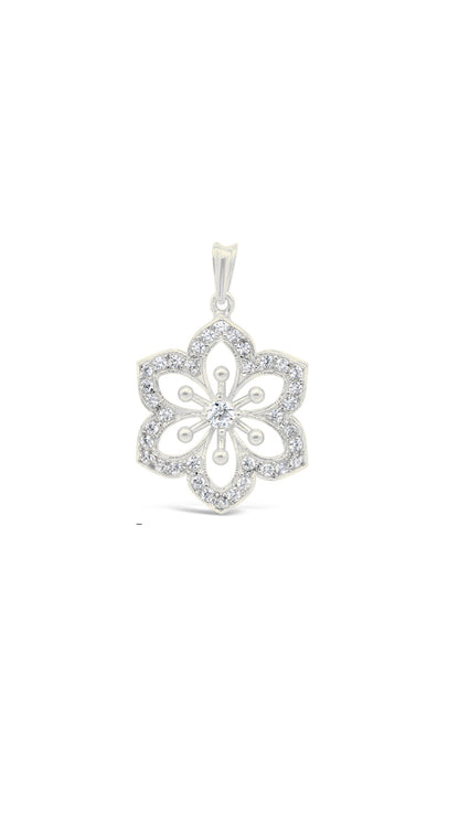 Daisy Zircon Pendant