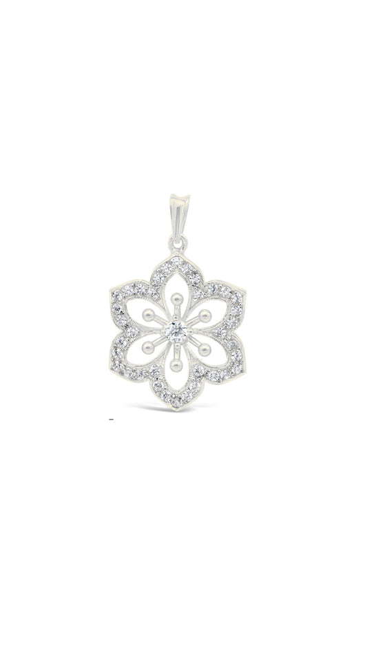 Daisy Zircon Pendant