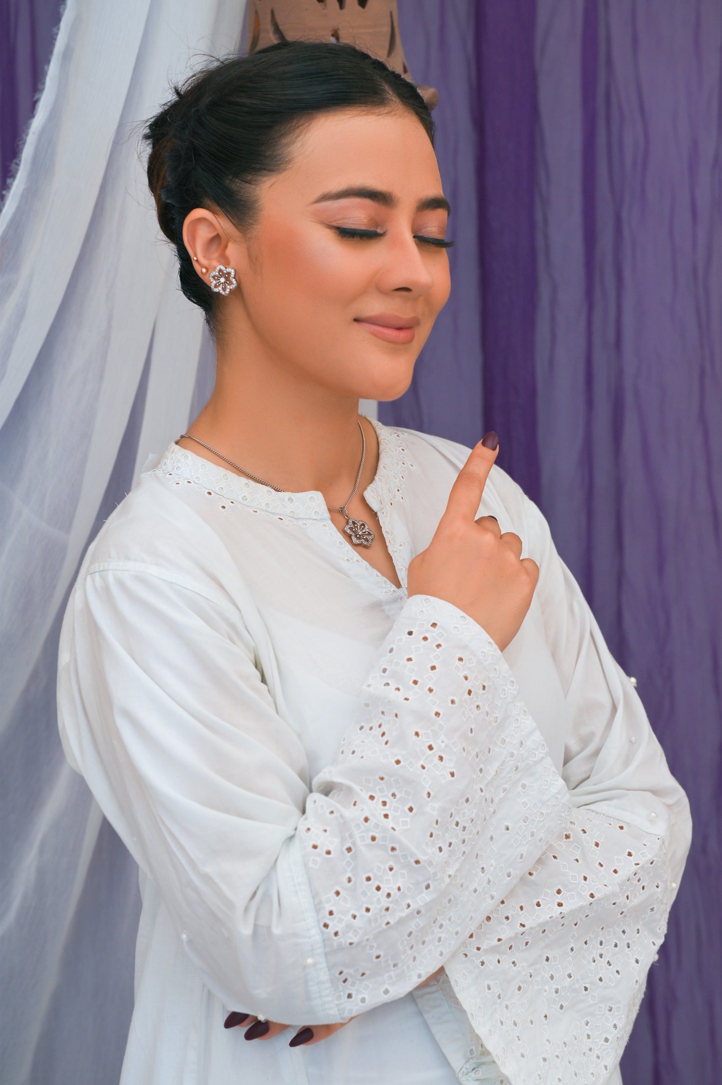 Daisy Zircon Set