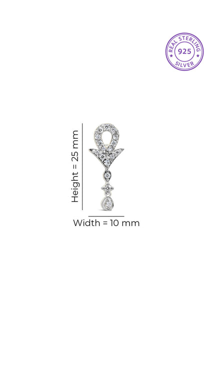 Dangly Zircon Earrings