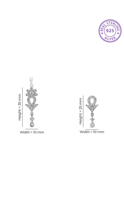 Dangly Zircon Set