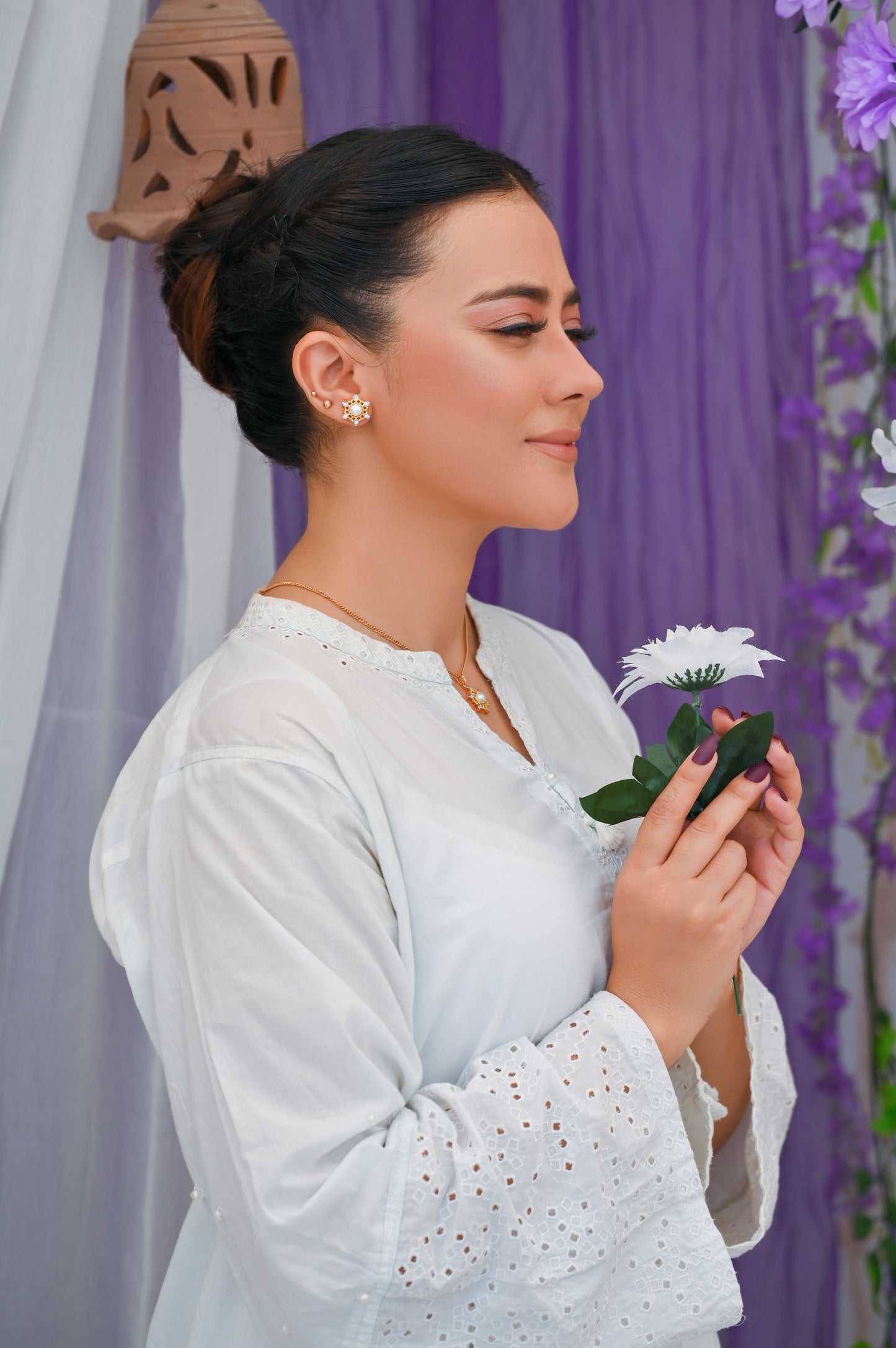 Filigree Pearl Set
