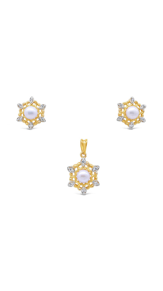 Filigree Pearl Set