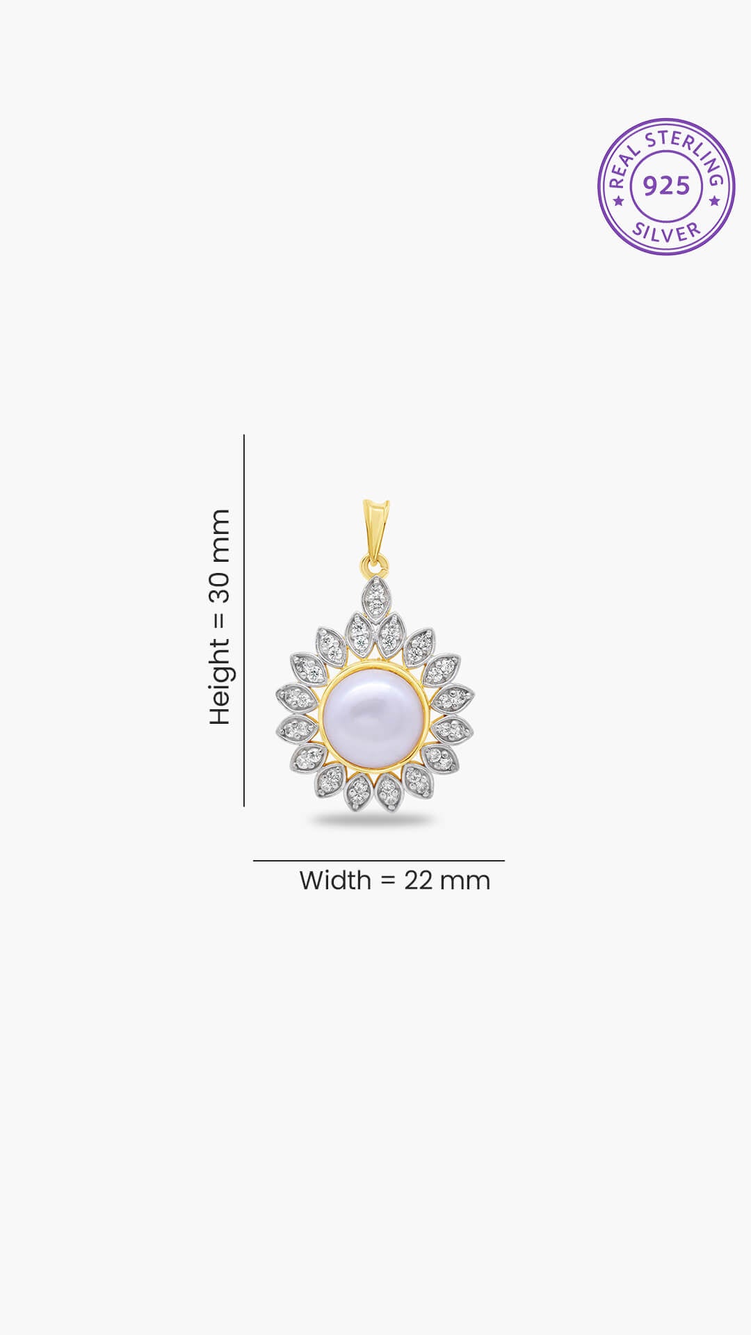 Fleur Pearl Pendant