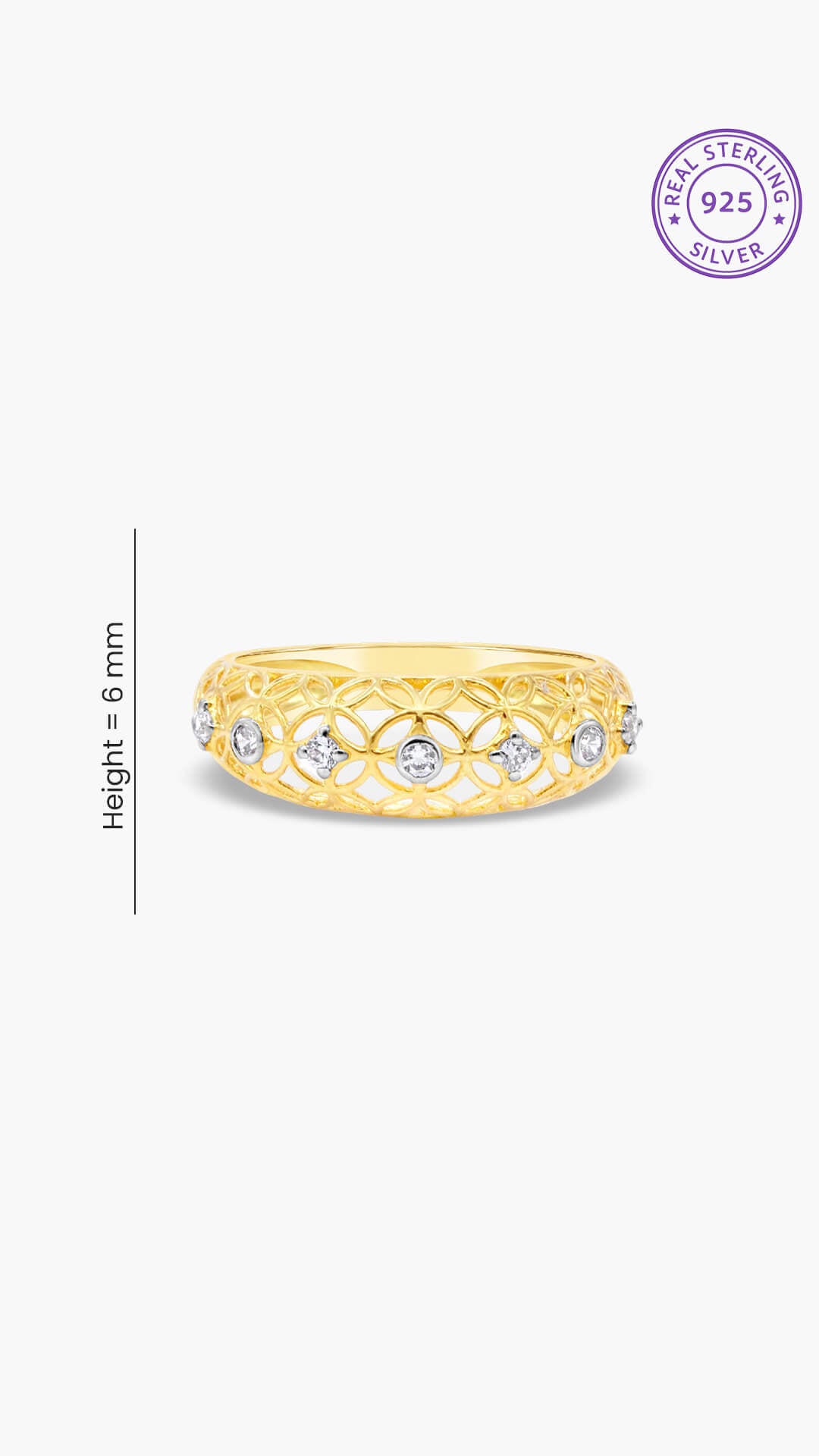 Floral Filigree Ring