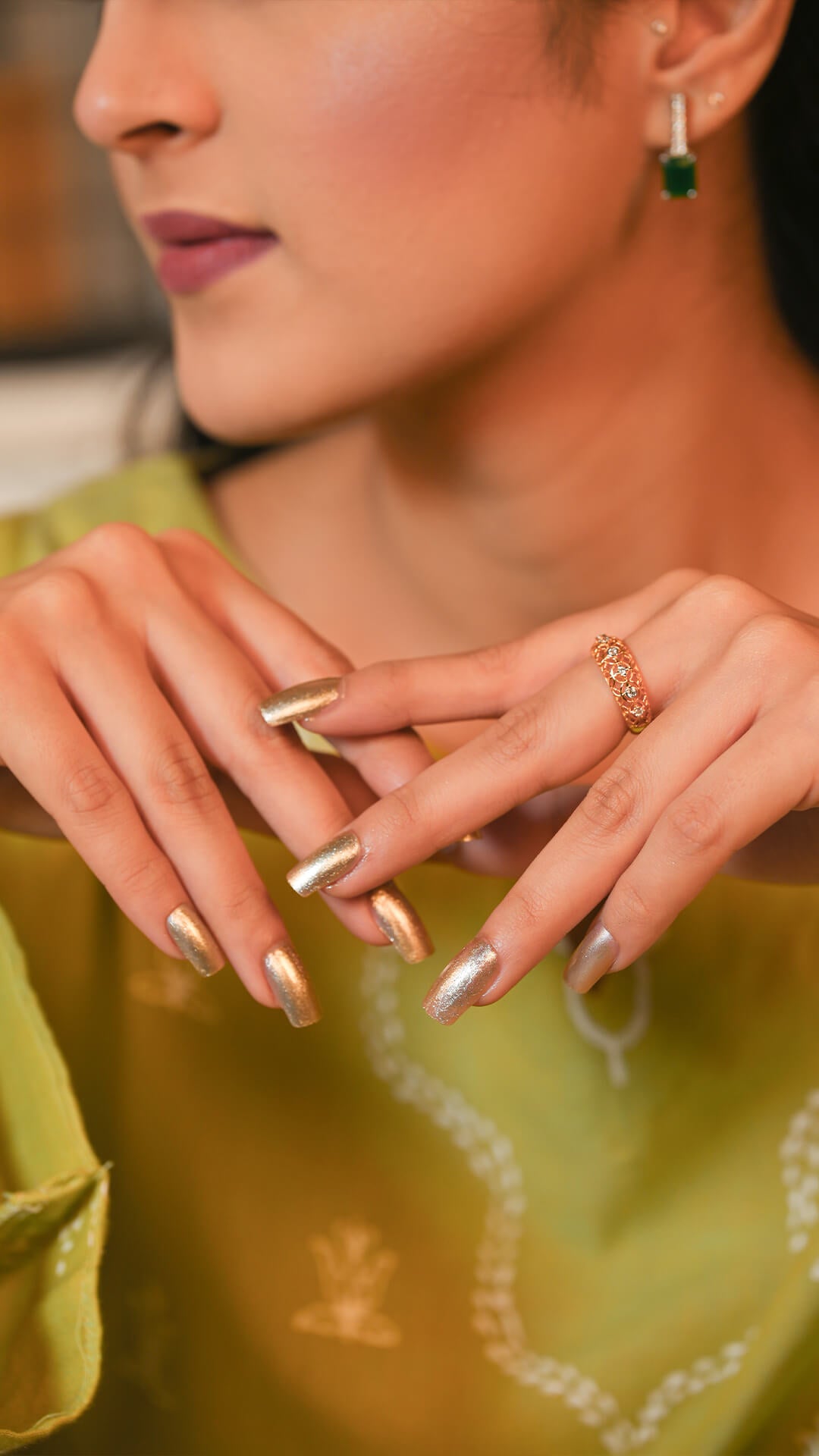 Floral Filigree Ring