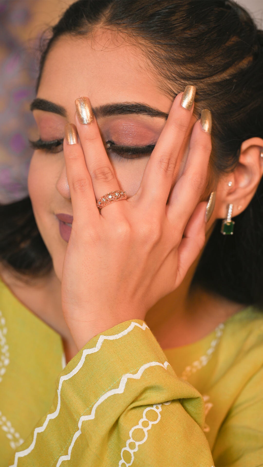Floral Filigree Ring