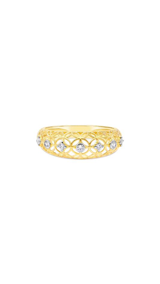 Floral Filigree Ring