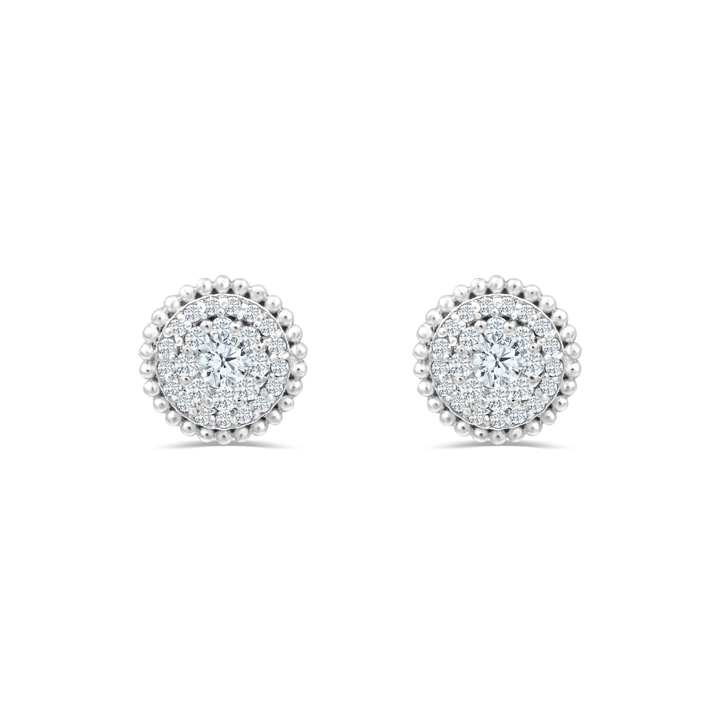 Zircon Silver Studs