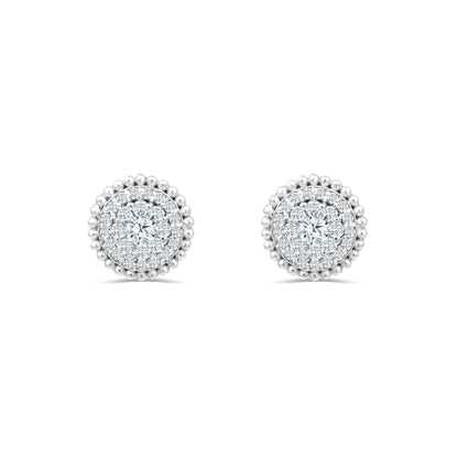 Zircon Silver Studs