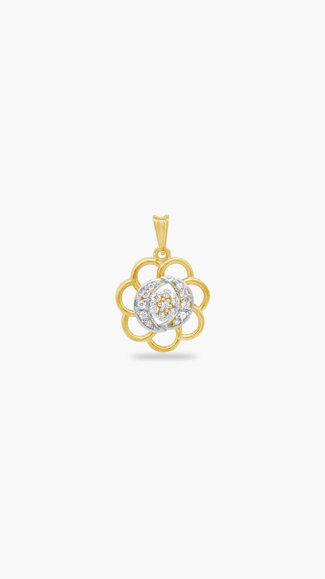 Infinity Flower Pendant