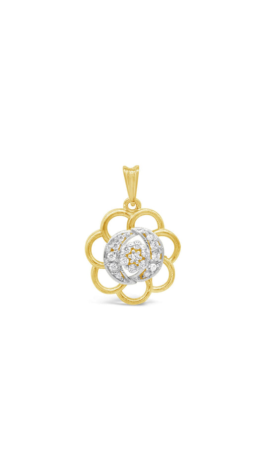 Infinity Flower Pendant