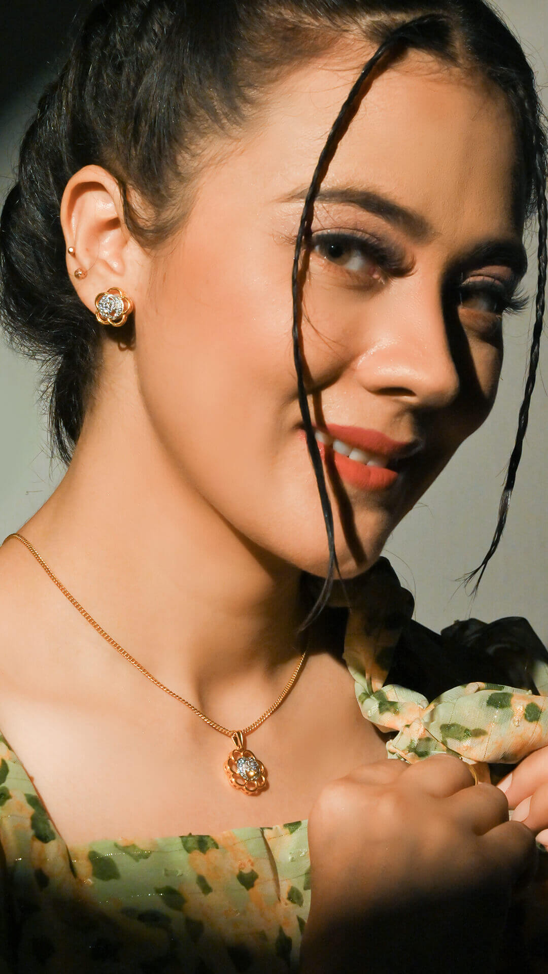 Infinity Flower Pendant