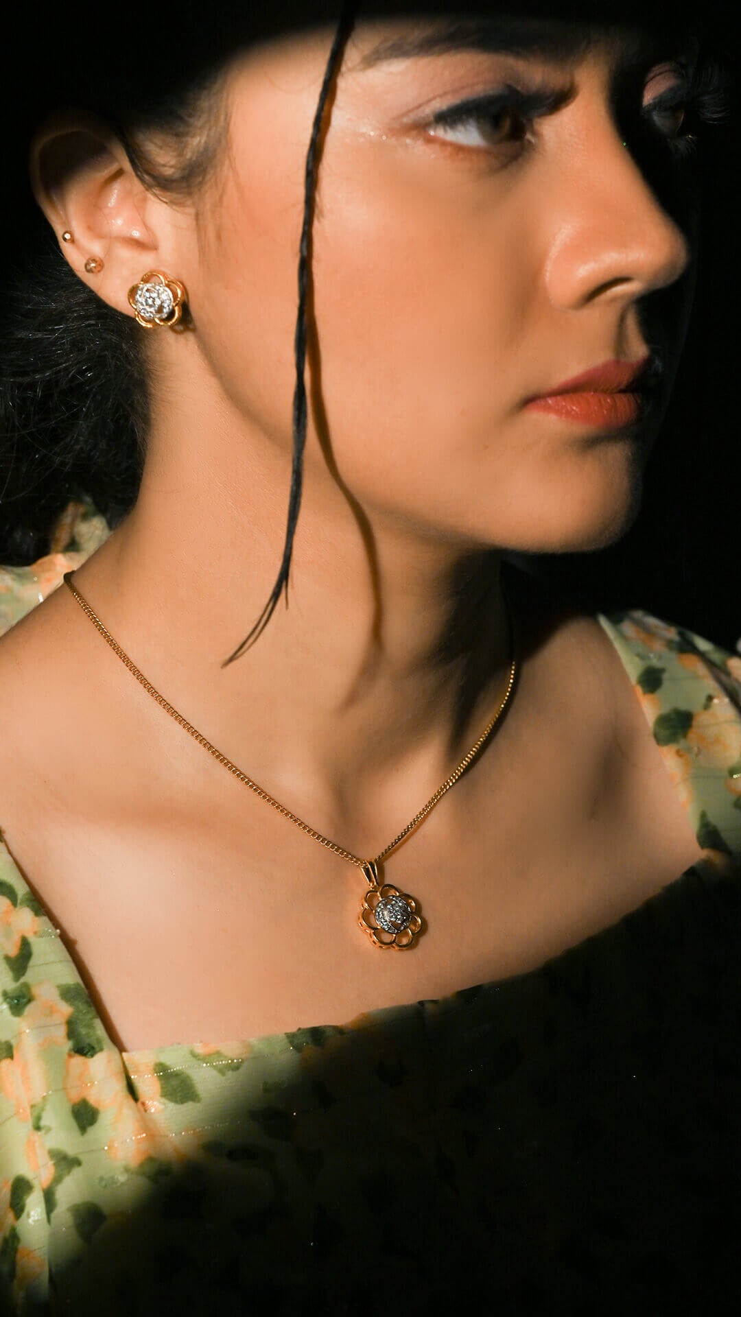 Infinity Flower Pendant