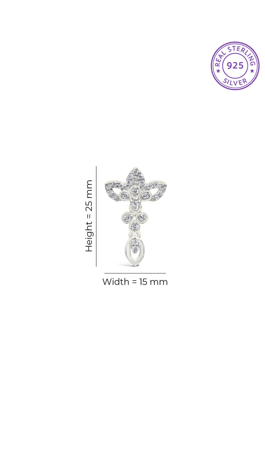 Lotus Drop Earrings
