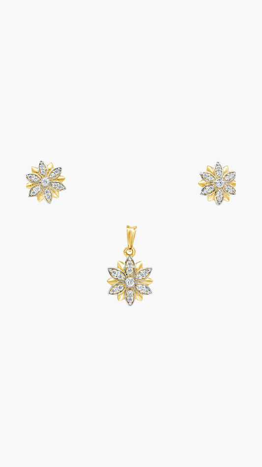 Lotus Earring Set