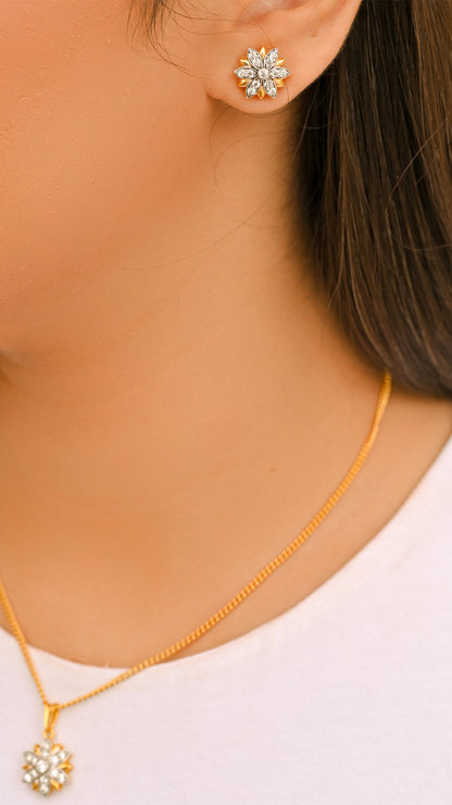 Lotus Earring Set