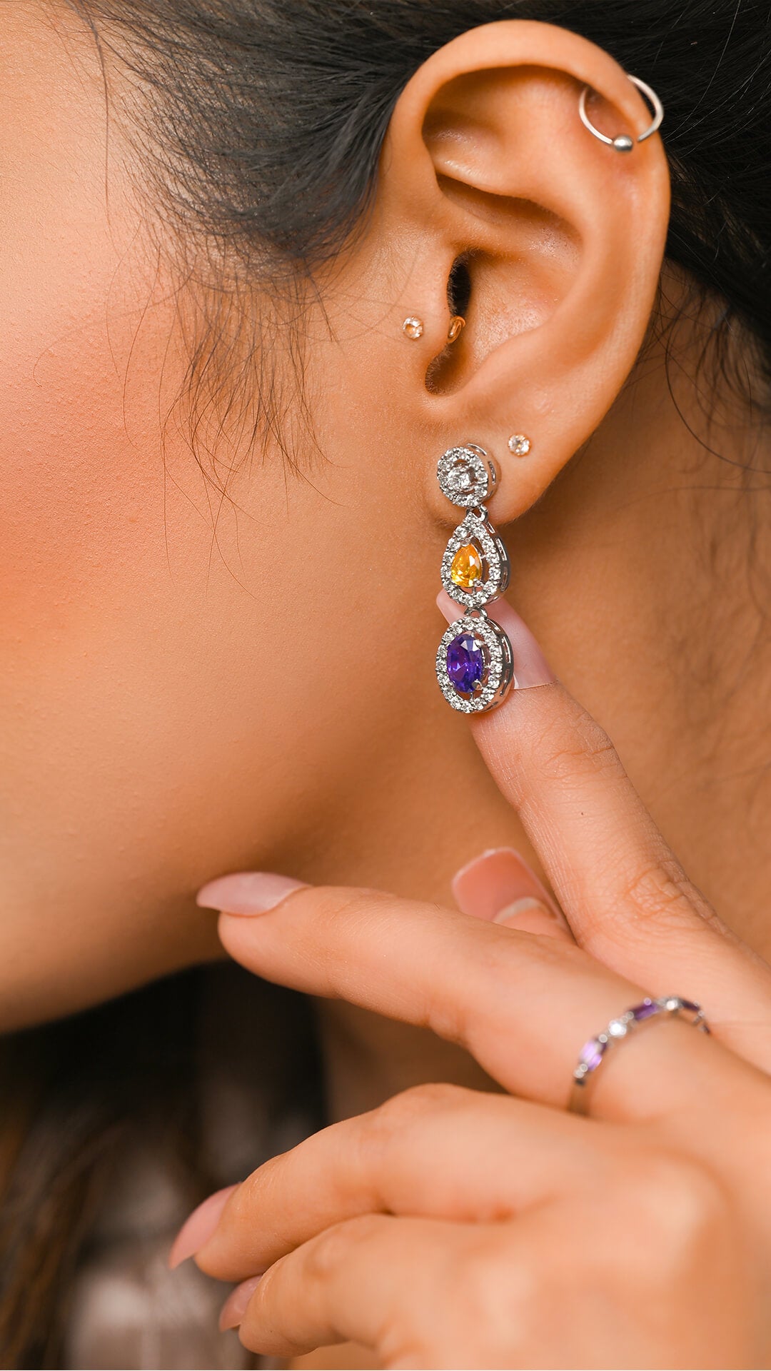 Multi Dangling Earrings