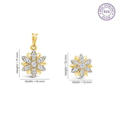 Lotus Earring Set