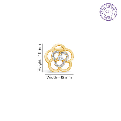 Rossette Zircon Earrings