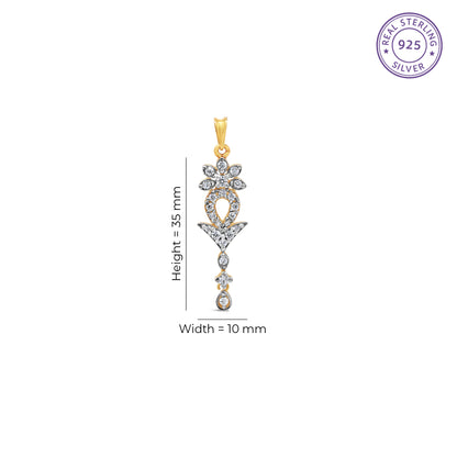 Dangly Zircon Pendant