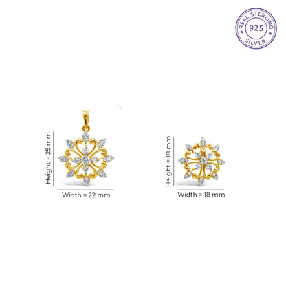 Zircon Floral Set